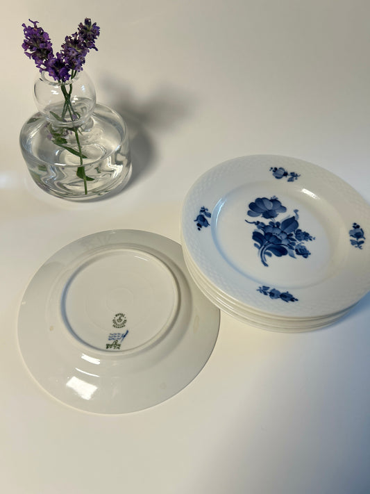 Kakkulautaset (6kpl), Blue Flower, Royal Copenhagen