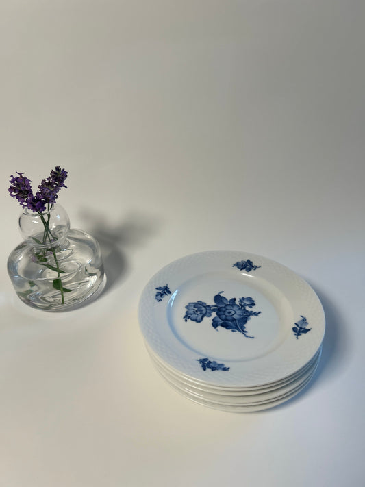 Kakkulautaset (6kpl), Blue Flower, Royal Copenhagen
